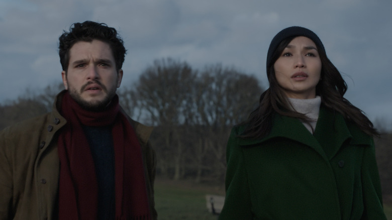 Richard Madden and Gemma Chan from Eternals