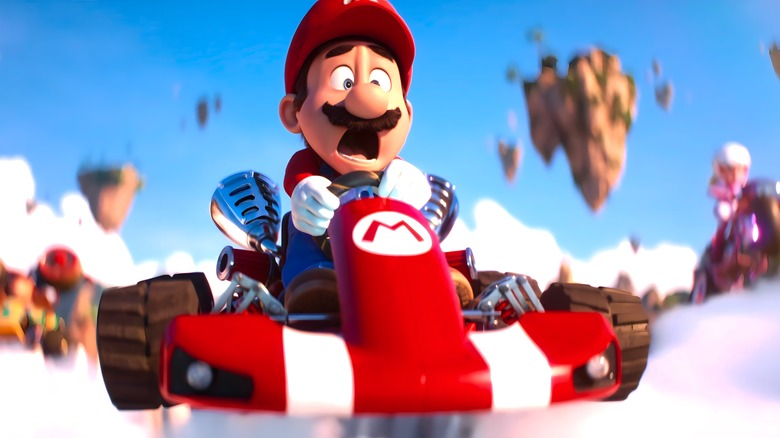 The Super Mario Bros. Movie Mario racecar