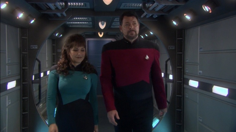 Riker Troi Star Trek These Are The Voyages