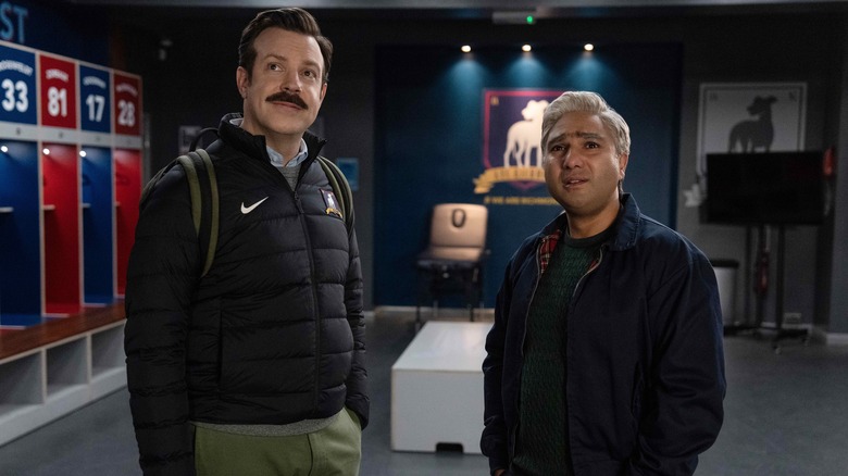 Jason Sudeikis and Nick Mohammed in Ted Lasso