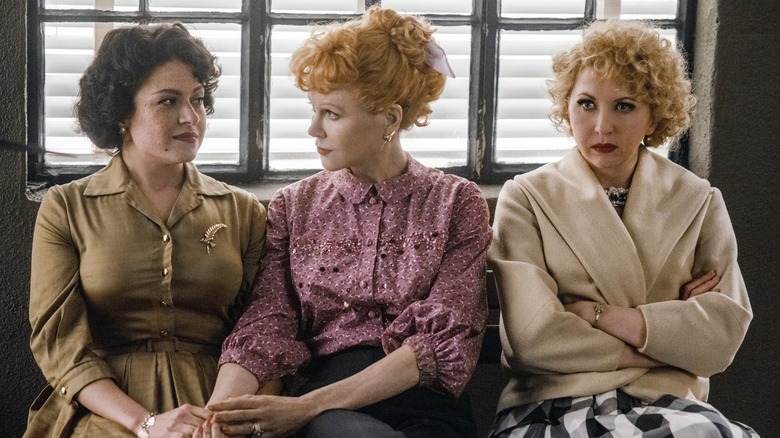 Alia Shawkat, Nicole Kidman, Nina Arianda in Being the Ricardos