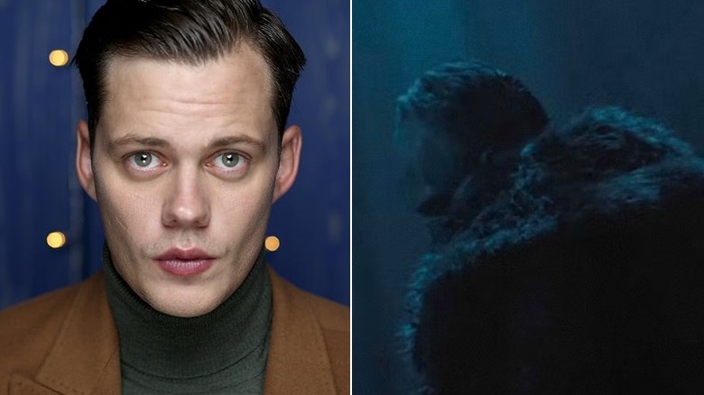 Bill Ska﻿rsga﻿rd out of makeup and as Count Orlok in Nosferatu