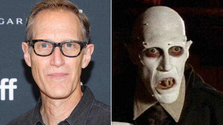 Christopher Heyerdahl on a red carpet and as Nosferatu on Are You Afraid of the Dark