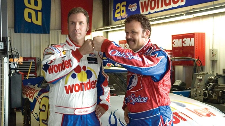 Will Ferrell fist bumps John C. Reilly