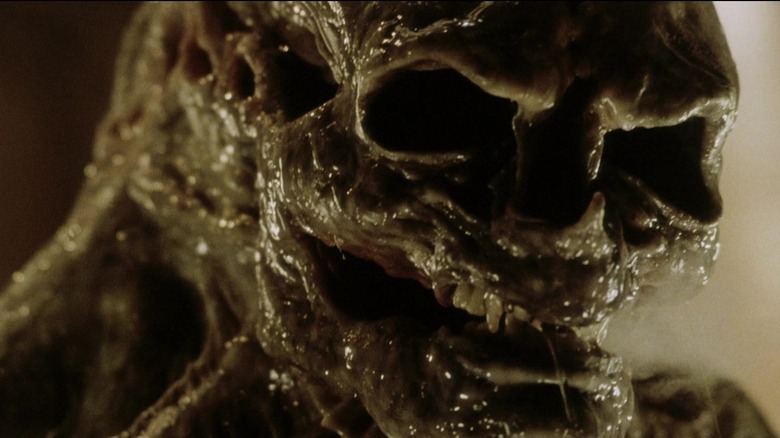 Close-up of newborn alien from Alien: Resurrection