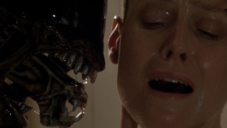 Alien 3 Sigourney Weaver Ripley Winces from Alien