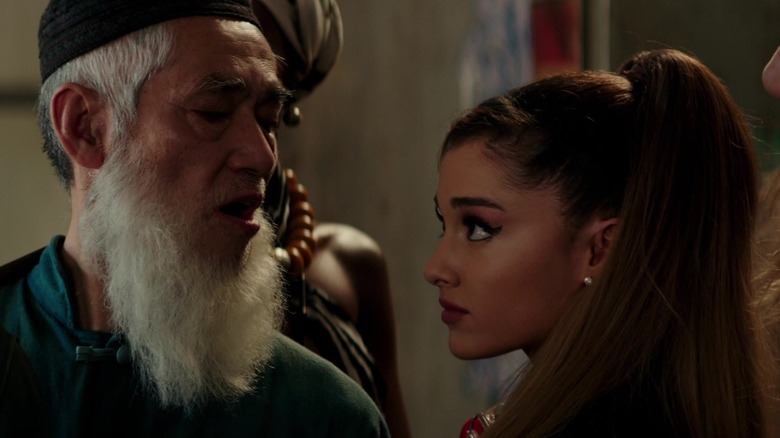 An old man talks down to Ariana Grande in Zoolander 2