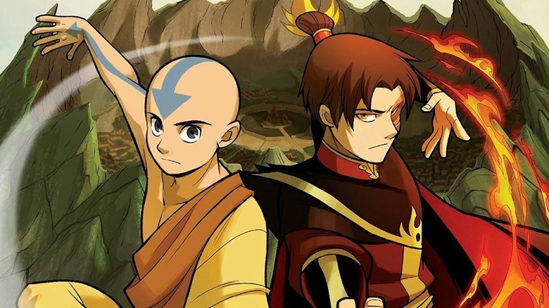 Avatar The Last Airbender Aang and Zuko comic cover Smoke and Shadow