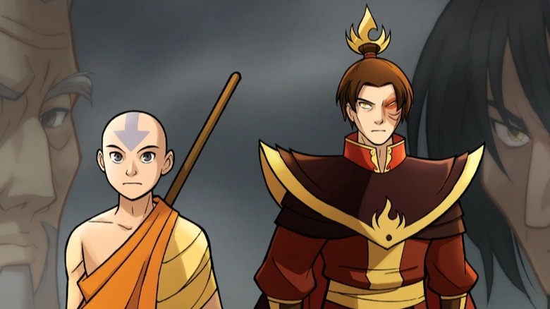 Avatar The Last Airbender The Promise Roku Aang Zuko Ozai