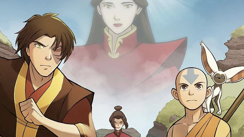 Avatar The Last Airbender The Search cover Zuko Azula Ursa Aang