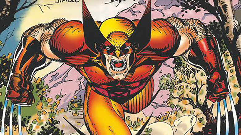 Wolverine in classic orange and brown suit