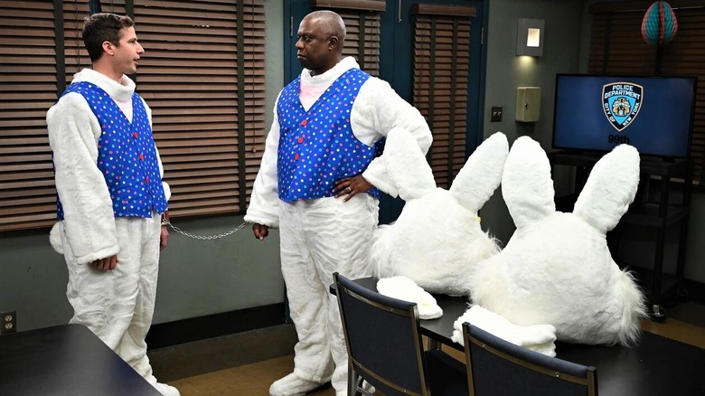 Jake Peralta Captain Holt  Easter Bunny costumes 