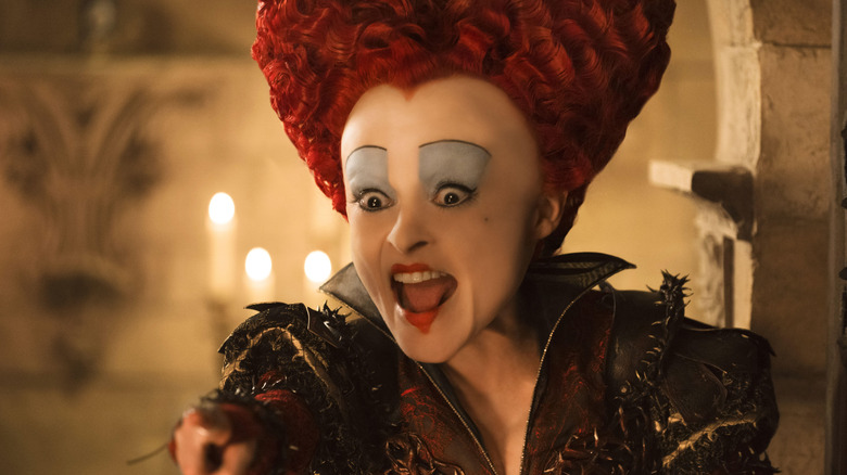 Red Queen (Helena Bonham Carter) yelling in Alice Through the Looking Glass