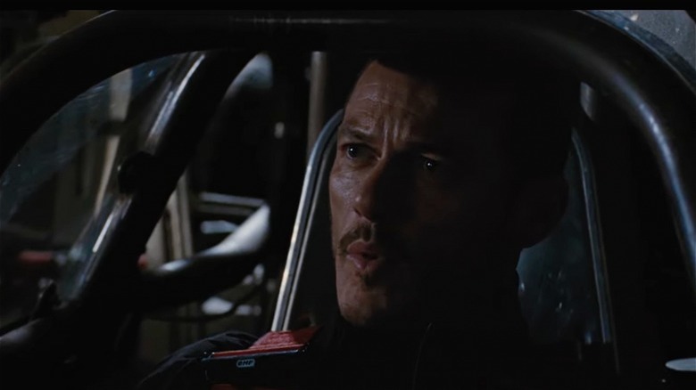 Owen Shaw in a car