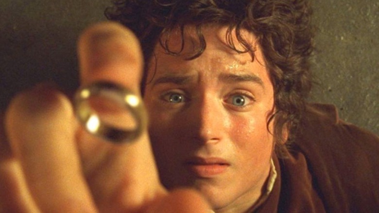 Frodo catching the Ring 