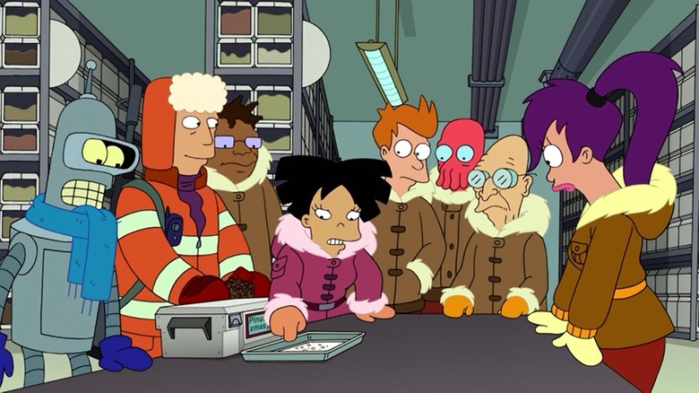 Futurama Holiday Spectacular Bender Hermes Amy Fry Zoidberg Professor Farnsworth Leela