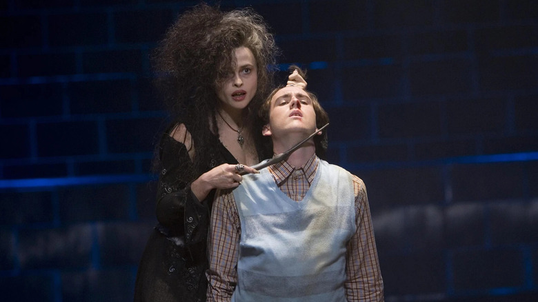 Bellatrix threatens Neville with wand