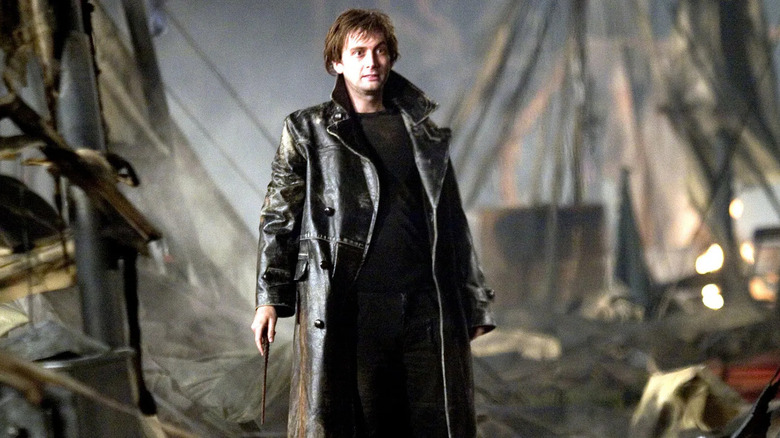 David Tennant black duster destruction