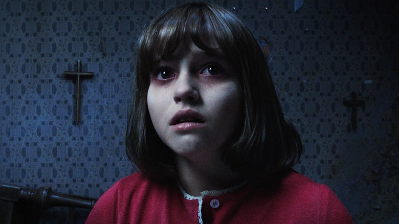 A haunted child in "The Conjuring 2"