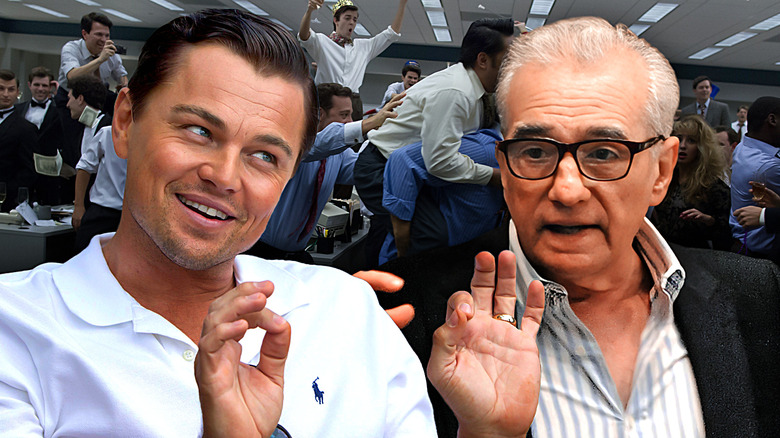 A composite image of Leonardo DiCaprio and Martin Scorsese