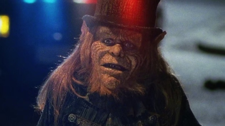 Warwick Davis as Lubdan saying goodbye to a franchise in Leprechaun: Back 2 da Hood