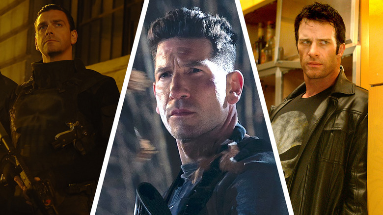 Ray Stevenseon, Jon Bernthal, and Thomas Jane as The Punisher