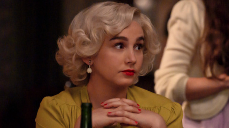 Molly Ephraim hands clasped in A League of Their Own