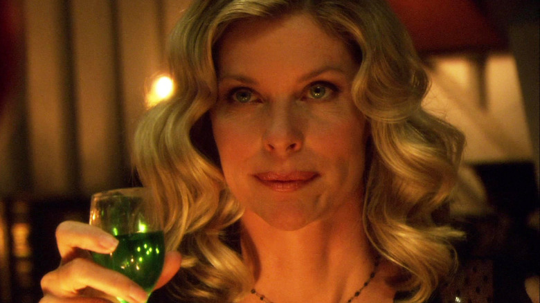 Battlestar Galactica Ellen Tigh drinking