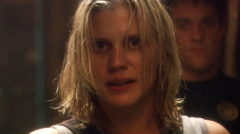 Battlestar Galactica Kara "Starbuck" Thrace sweaty