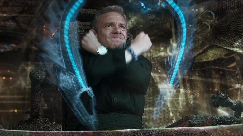 Martin Freeman Wakanda symbol Black Panther