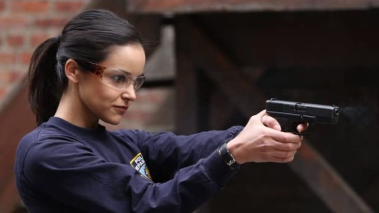 Melissa Fumero gun safety glasses