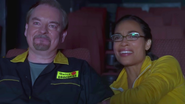 Rosario Dawson and Brian O'Halloran cry Clerks III