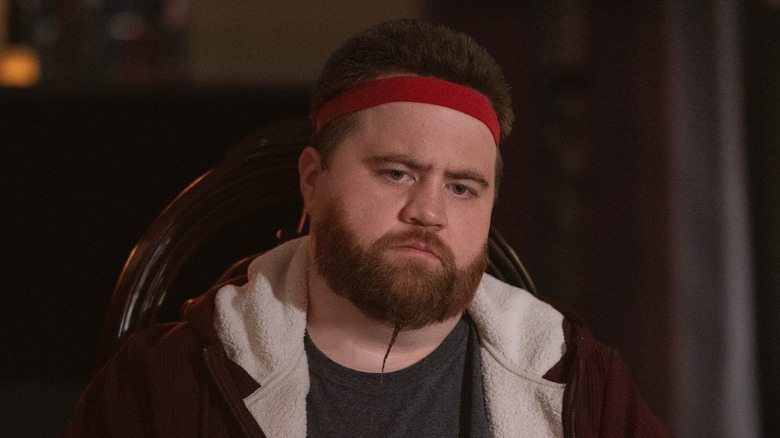 Paul Walter Hauser Stingray Cobra Kai red headband