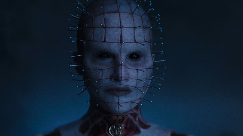 Hellraiser Pinhead staring