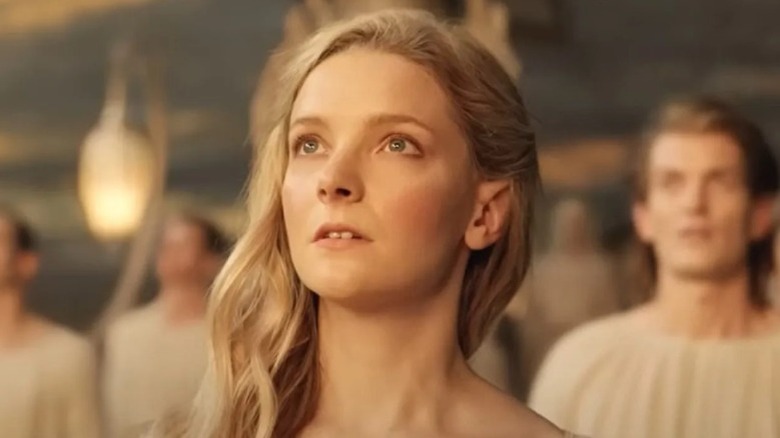 Galadriel sailing to Undying Lands