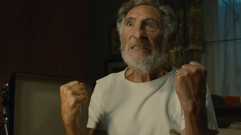 The Fabelmans' Judd Hirsch clenching fists