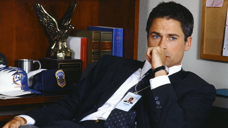 Rob Lowe desk The West Wing