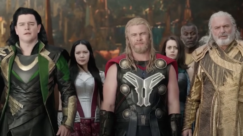 The Asgardian Stage Players in Thor: Ragnarok