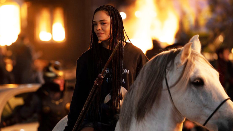 Tessa Thompson as King Valkyrie in Thor: Love and Thunder