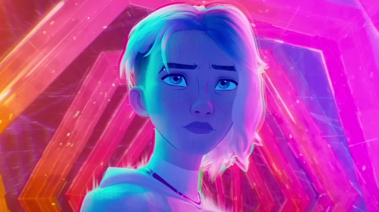 Gwen Stacy looks through the Spider-Verse