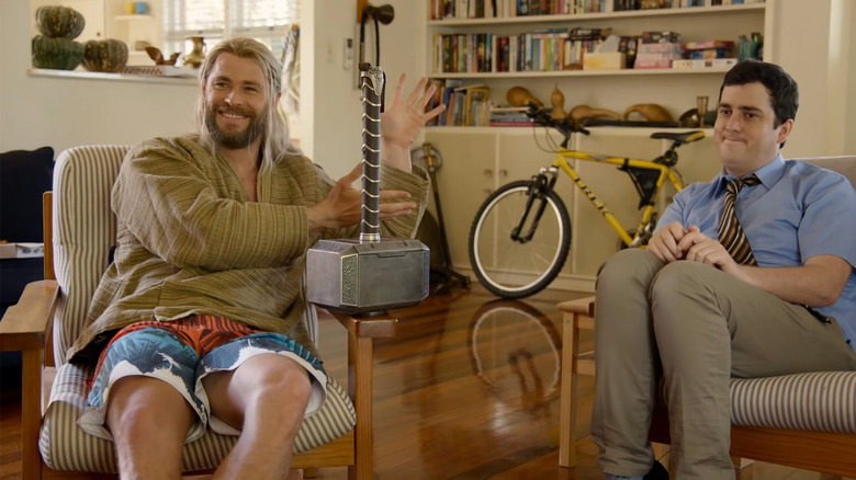 Chris Hemsworth and Daley Pearson in Team Thor 2