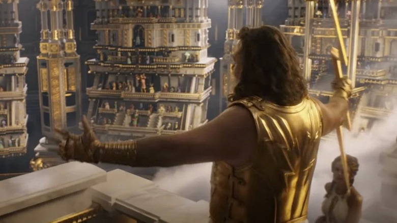 Russell Crowe as Zeus in Thor: Love and Thunder