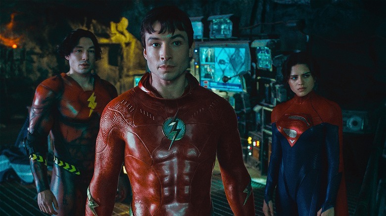 Ezra Miller as both Barrys, Sasha Calle as Supergirl