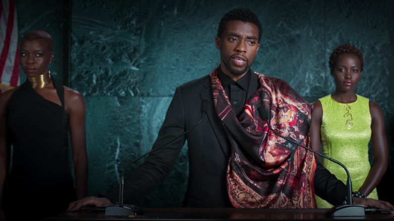 T'Challa addresses the United Nations