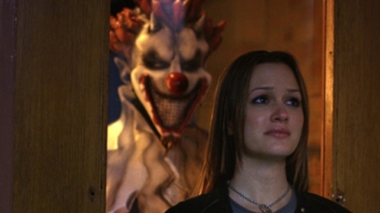 Drive-Thru's Clown behind Leighton Meester 