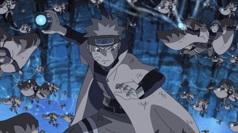 Naruto and clones in Road to Ninja