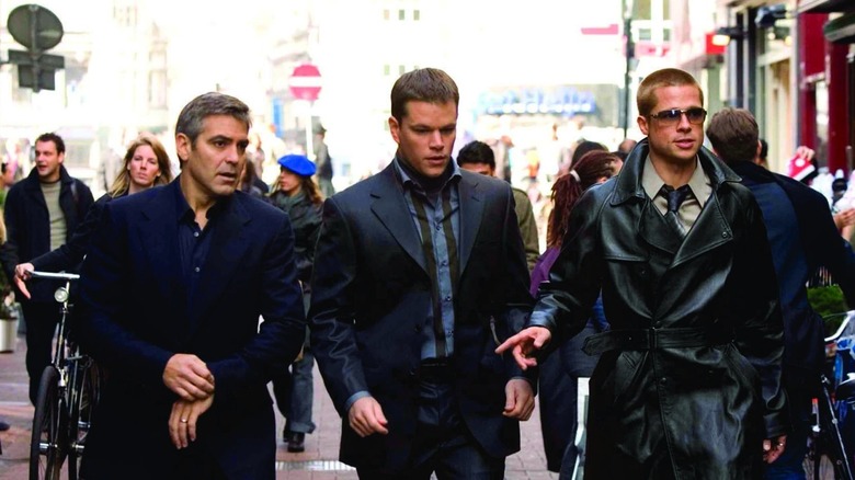 Danny, Linus, and Rusty in Ocean's Twelve