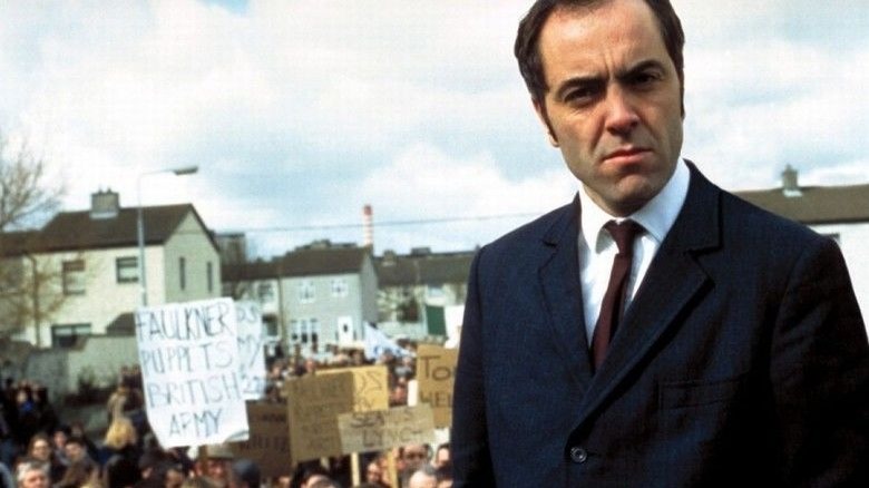 James Nesbitt at protest in Bloody Sunday