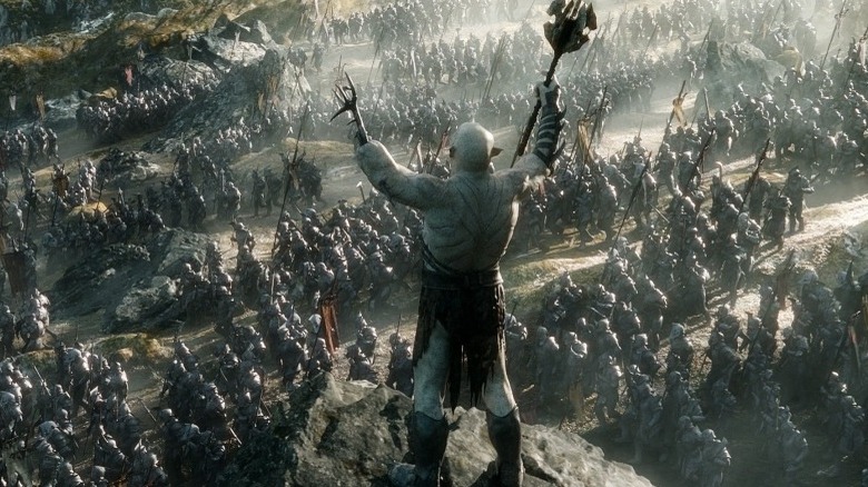 orcs march to The Battle of the Five Armies