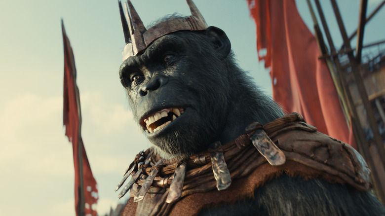 Proximus Caesar, the new ape monarch in Kingdom of the Planet of the Apes